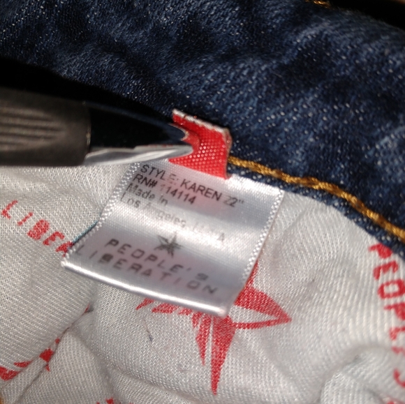People's liberation jeans size 28 gently used - Picture 2 of 13